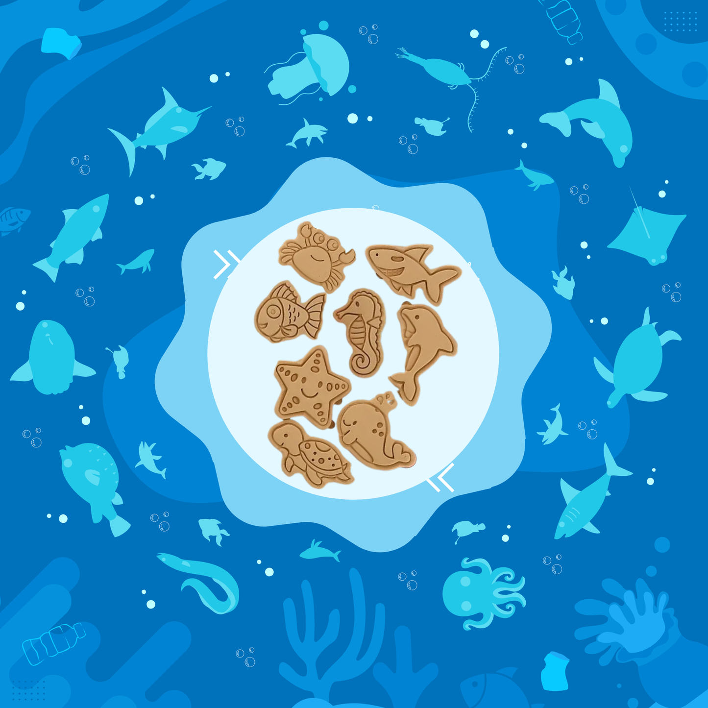 Marine Adventure Cookie Box – Dive into Deliciousness!