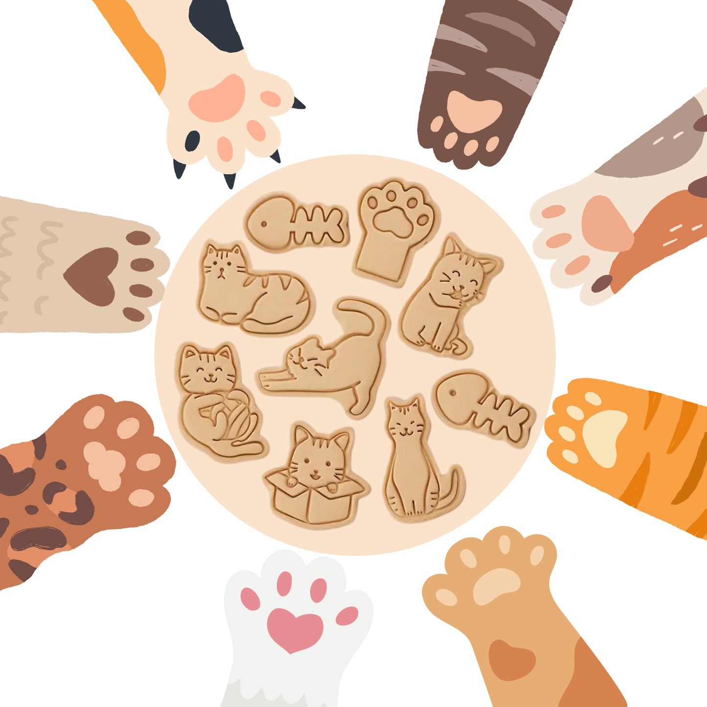 Purrfect Cat Cookie Box – For Cat Lovers Everywhere!