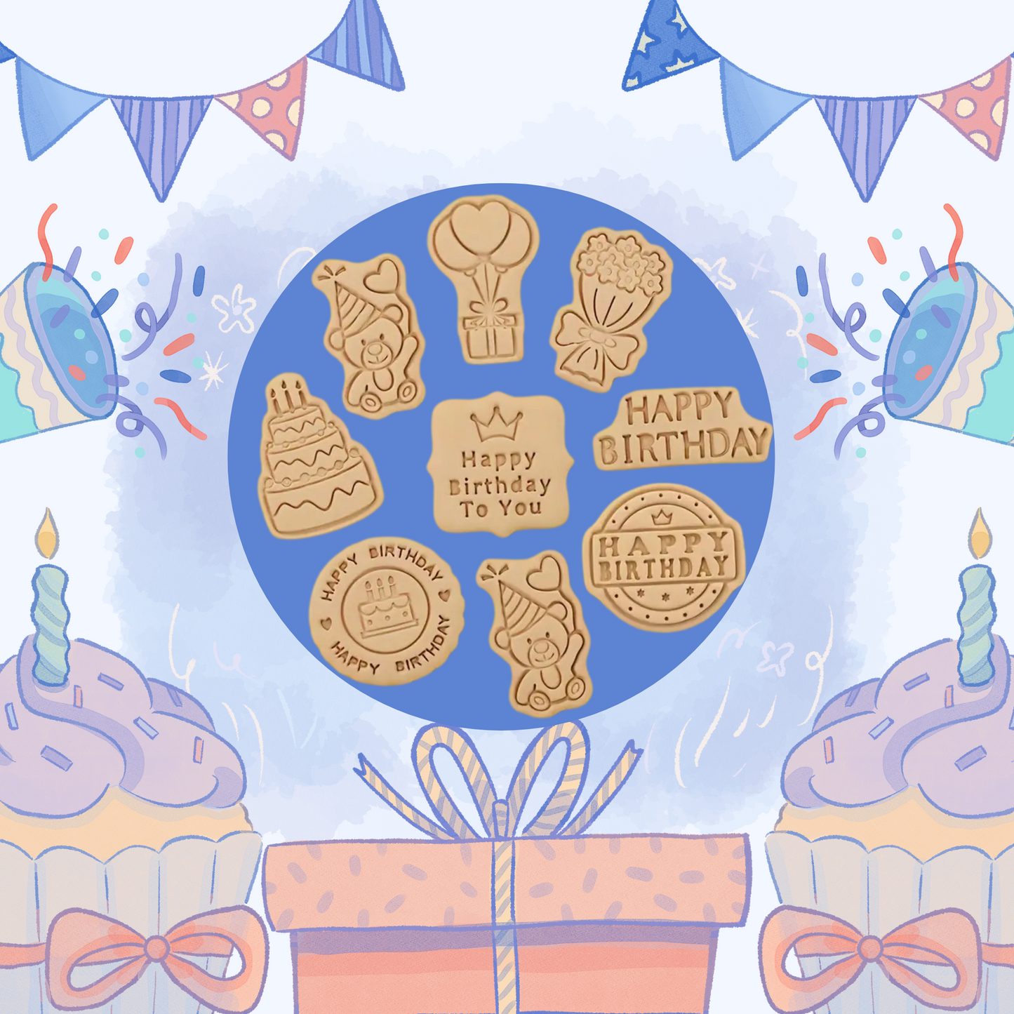 Birthday Celebration Cookie Box – Sweet Wishes for the Birthday Star!